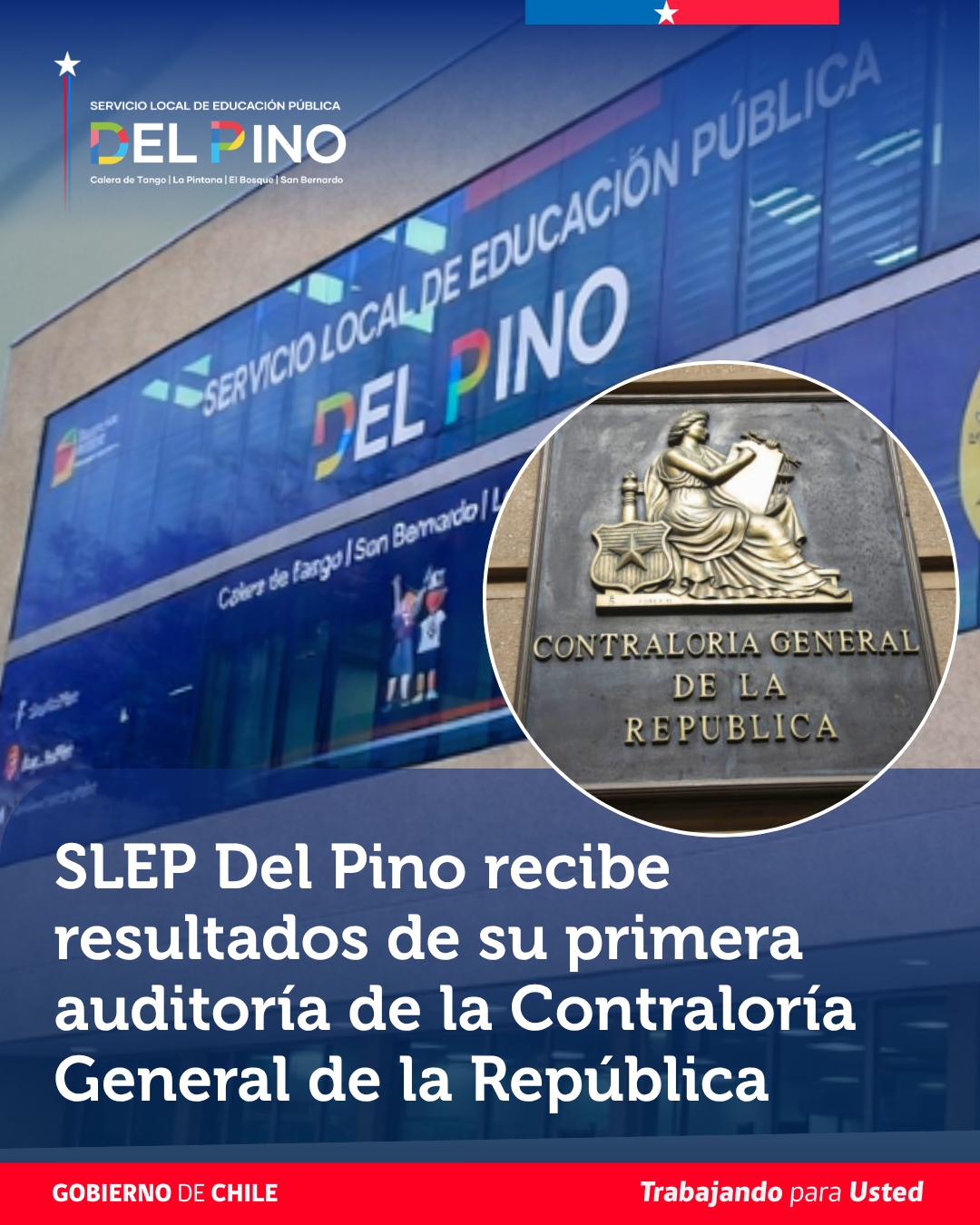 SLEP Del Pino recibe resultados de su primera auditoría de la Contraloría General de la República